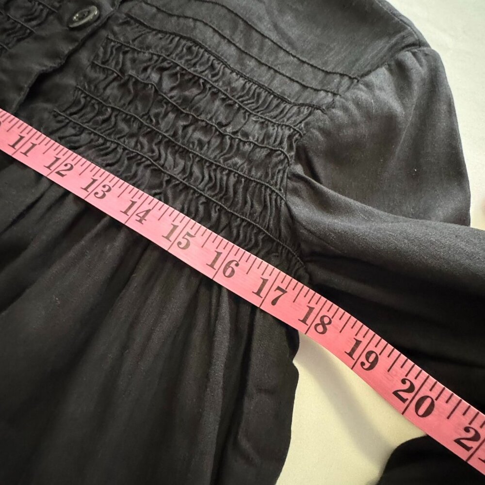 Max Studio Women’s Cropped Linen Jacket Size Large Black Rayon Lining - Picture 12 of 14